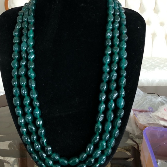 Onyx beads necklace - Picture 2 of 8